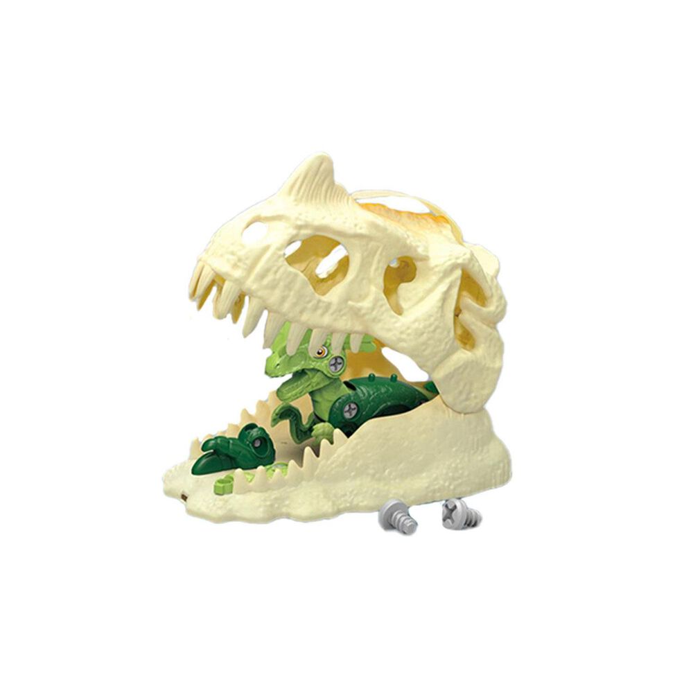 Juguete Set Dinosaurios Armables Accesorios Cabeza Caja Infantil image number 2.0