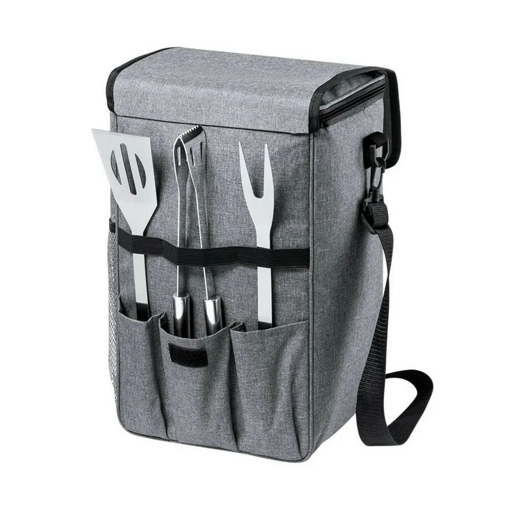 Set Parrillero Bolso Cooler Arcada 25x33x53 Cm image number 0.0