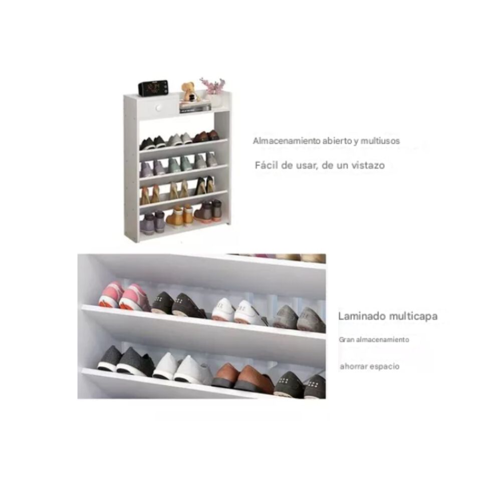 Zapatera De Madera 6 Niveles Organizador Ultra Delgado image number 1.0