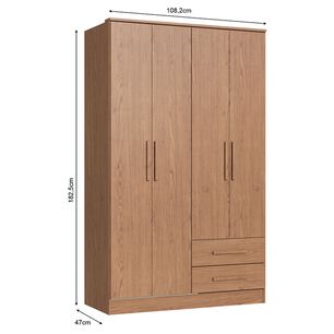 Cl&oacute;set Vekka Home New Pequim / 4 Puertas / 2 Cajones