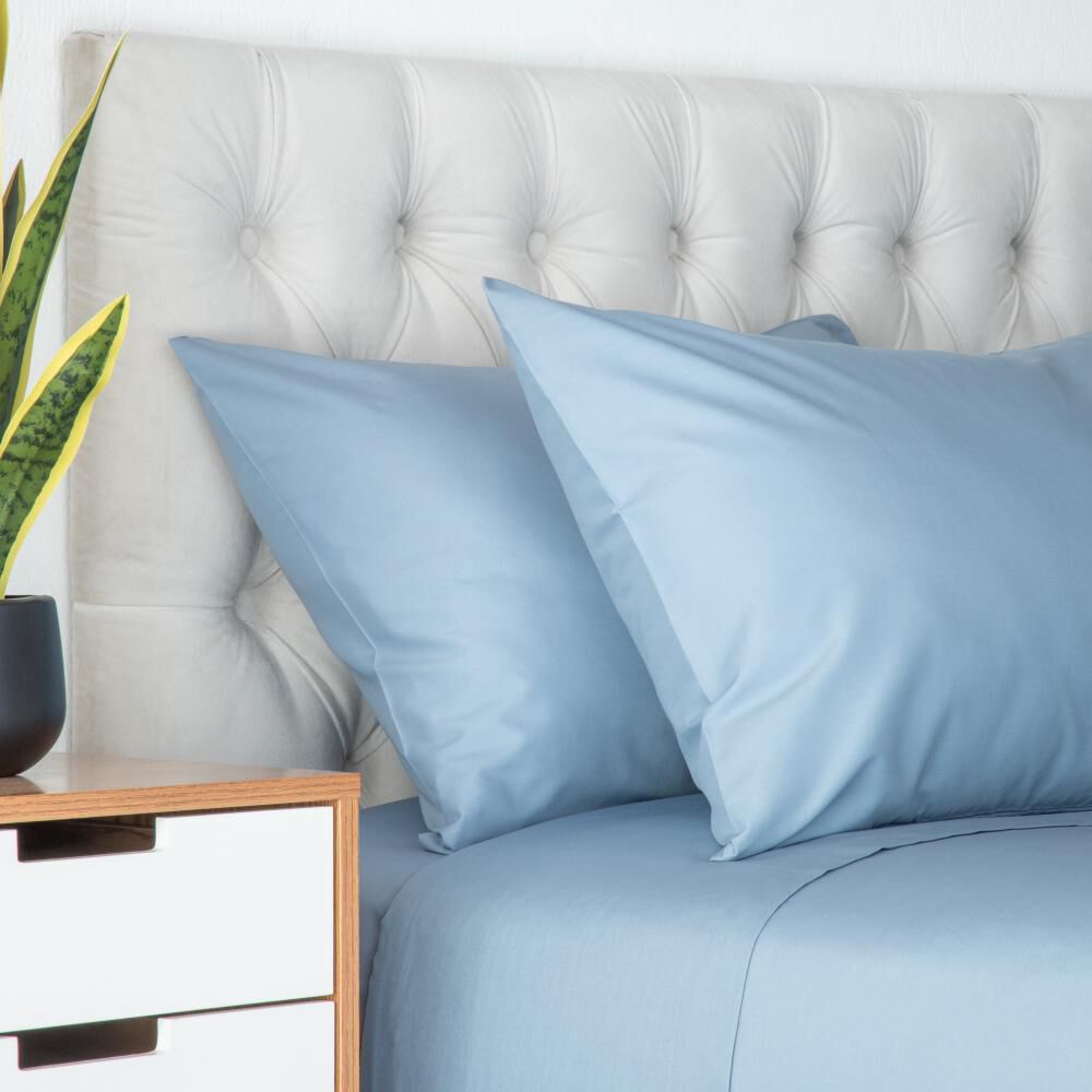 Juego De S&aacute;banas Belle Noite Liso / King / 144 Hilos image number 1.0