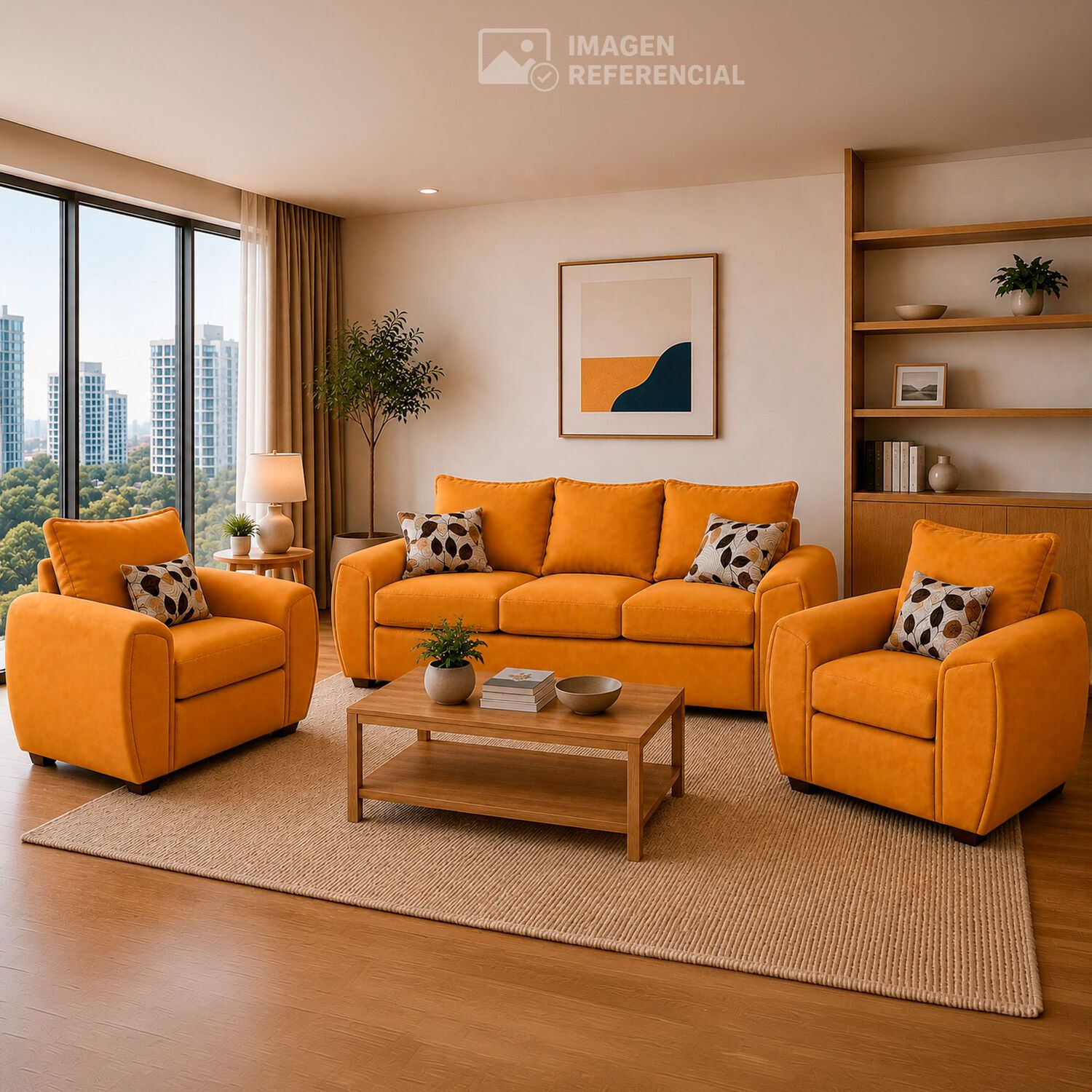 Juego De Living Elegant Detail Houston / 5 Cuerpos image number 0.0