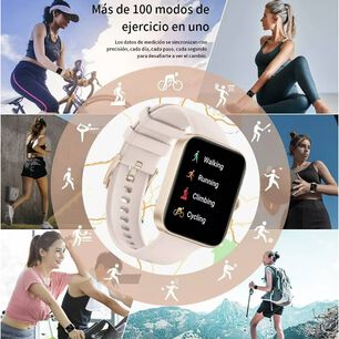 Elegante Smartwatch Mujer Reloj Inteligente Alexa Llamadas
