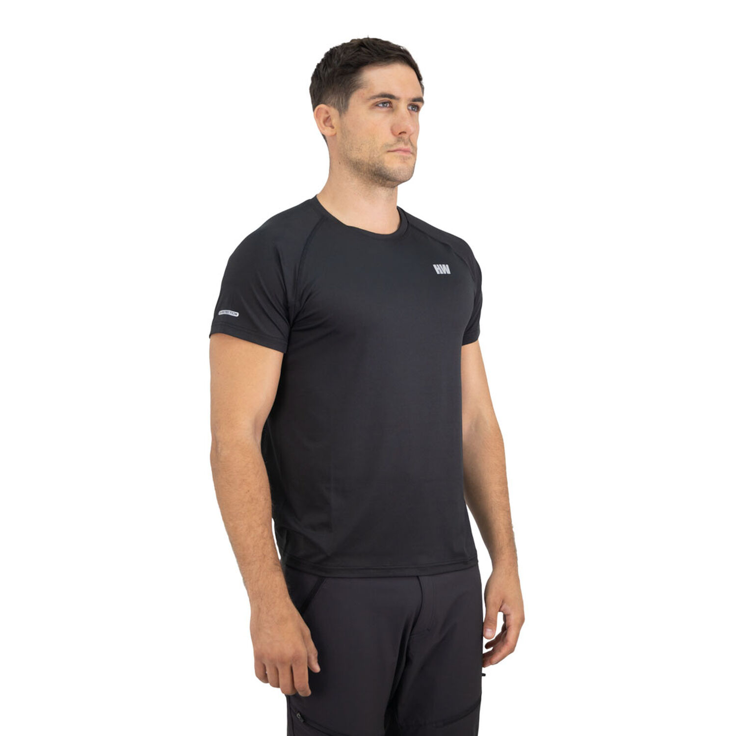 Polera Dry Fit Hw Spx Manga Corta Hombre Black image number 6.0