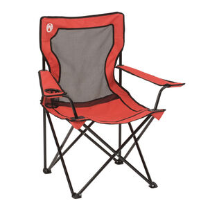 Silla Plegable Quad Mesh Coleman Rojo