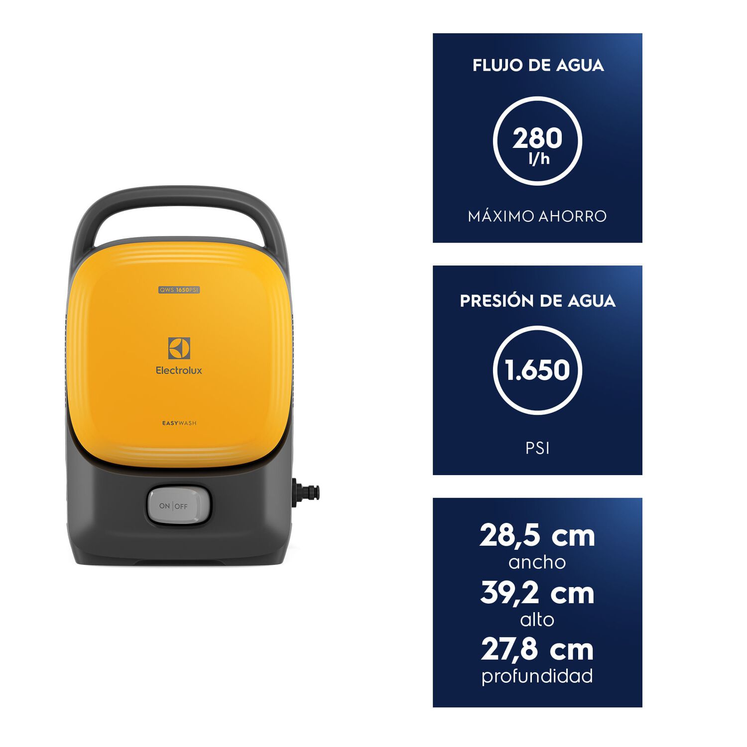 Hidrolavadora Electrolux 1400w Efficient Easywash Qws1650 image number 1.0