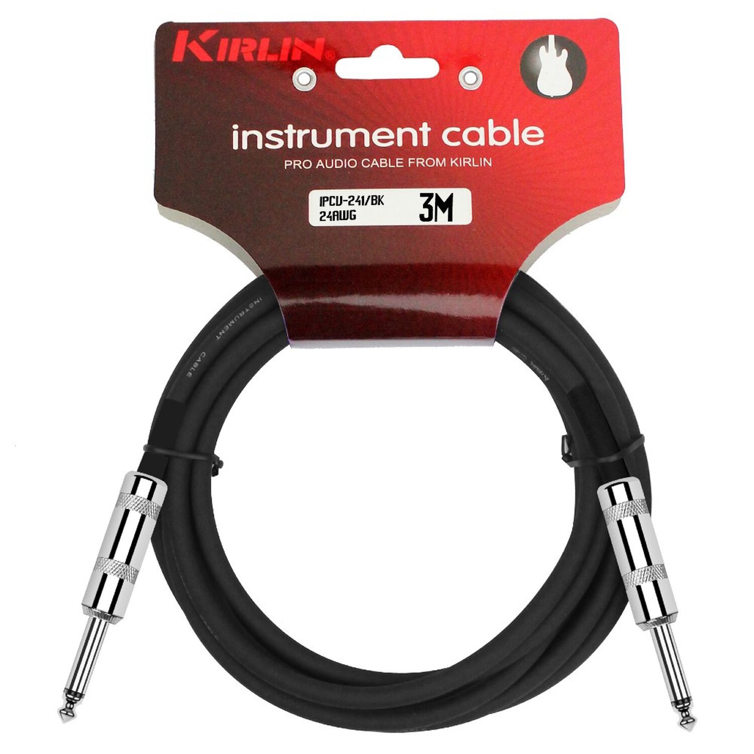Cable De Instrumento Plug Kirlin 3 Metros Ipcv-241-3 image number 1.0