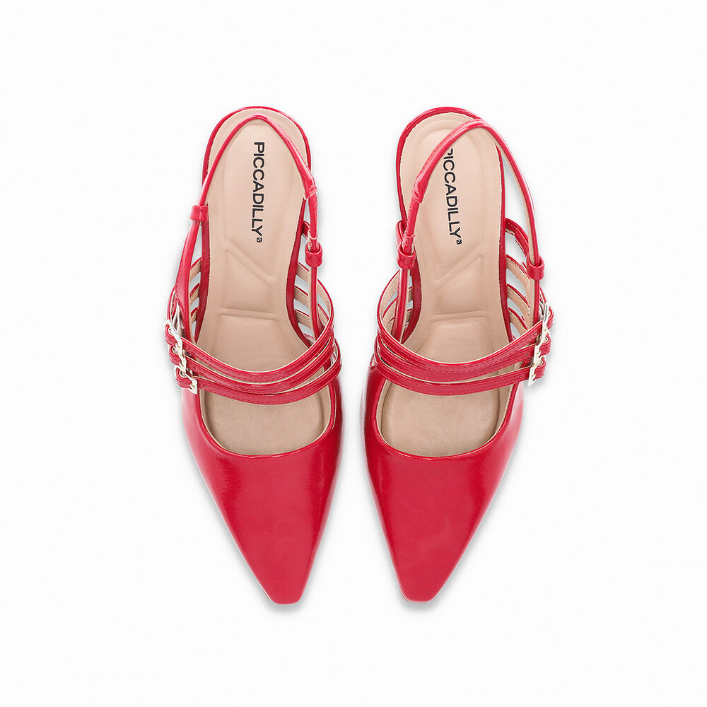 Zapato Mujer Hebillas Irene Rojo Piccadilly image number 2.0