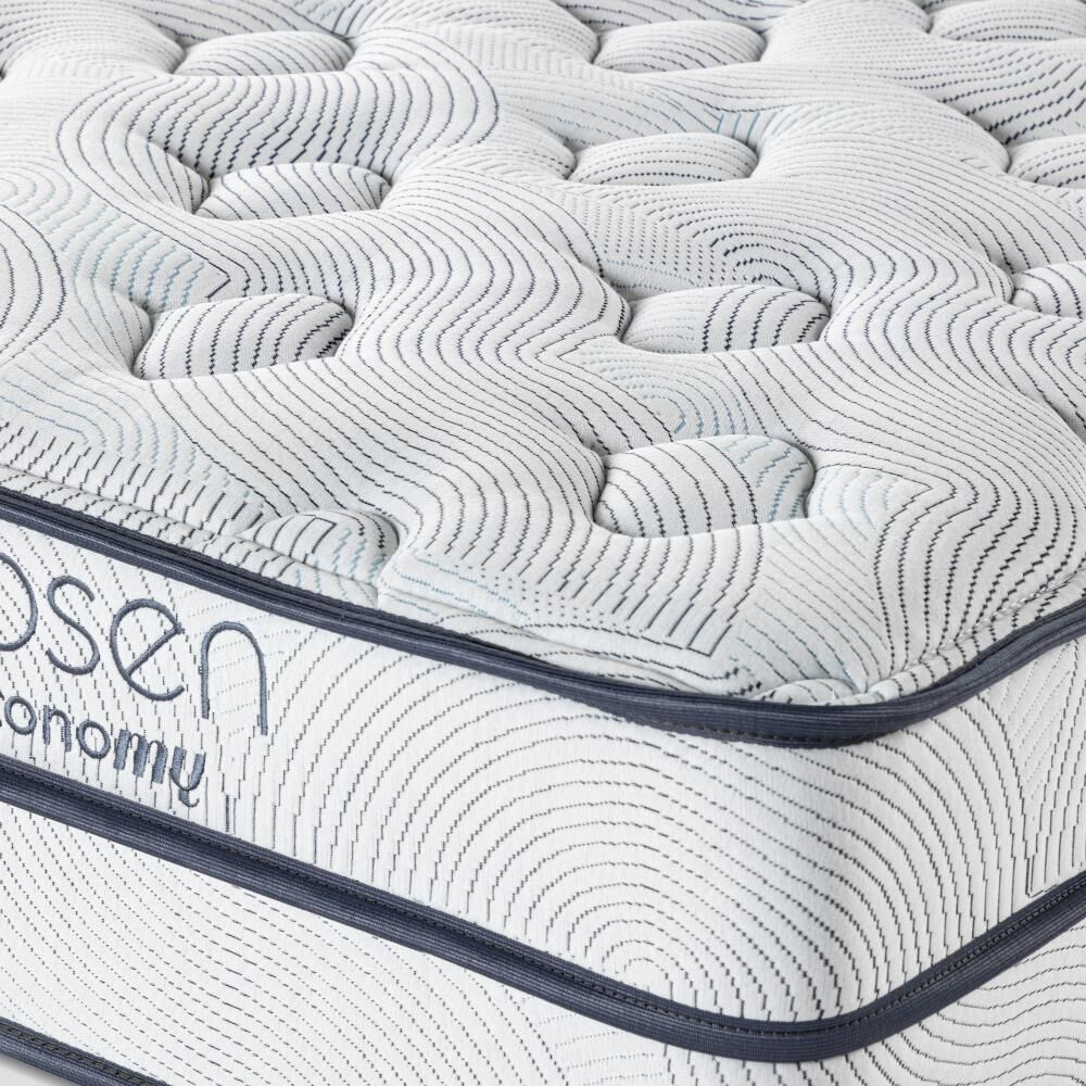 Cama Europea Rosen Autonomy Sky / 2 Plazas / Base Dividida + Set De Maderas image number 5.0