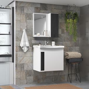 Mueble Baño Vanitorio+espejo Paris Caramelo Home Mobili