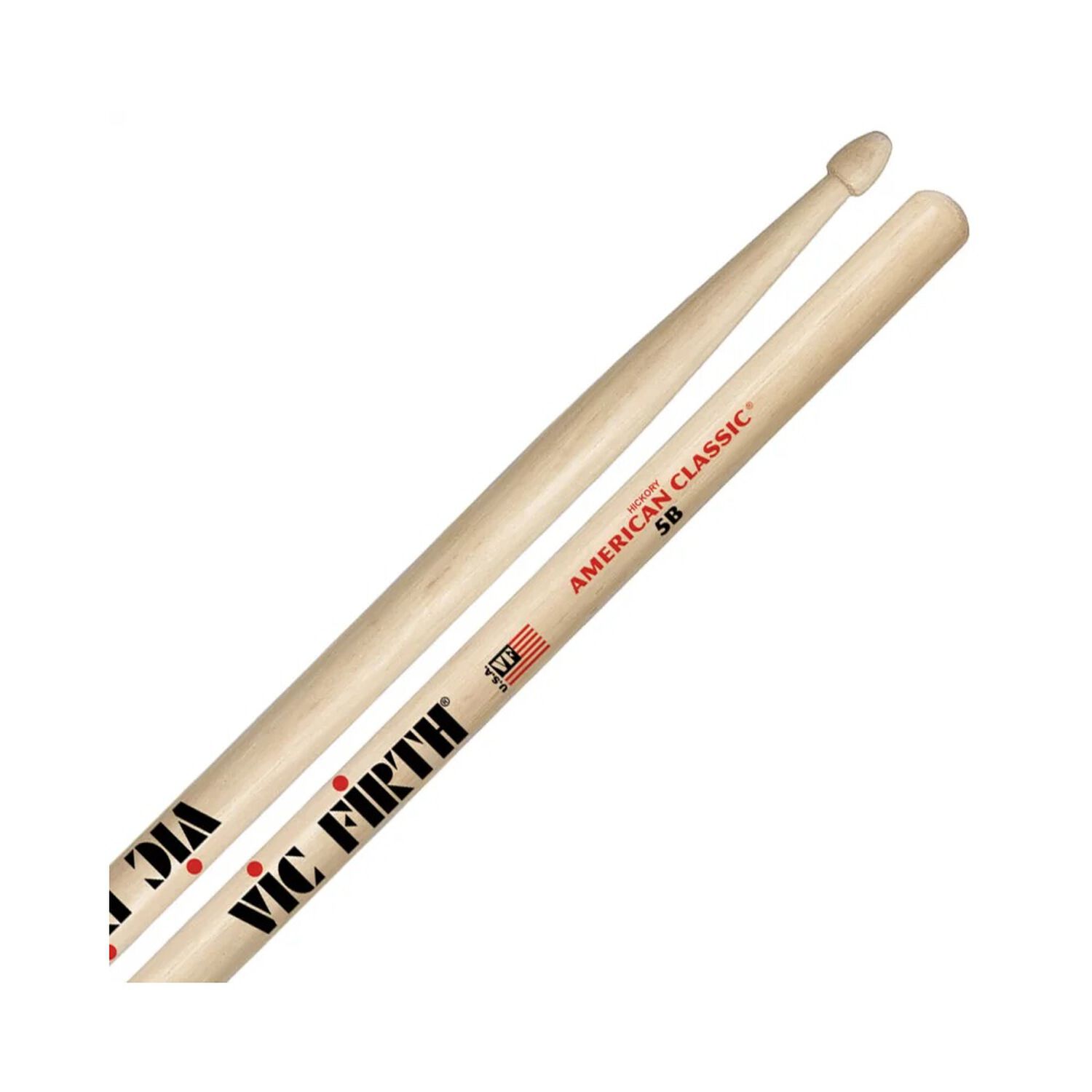 Baquetas Vic Firth 5b American Classic Punta De Madera image number 2.0
