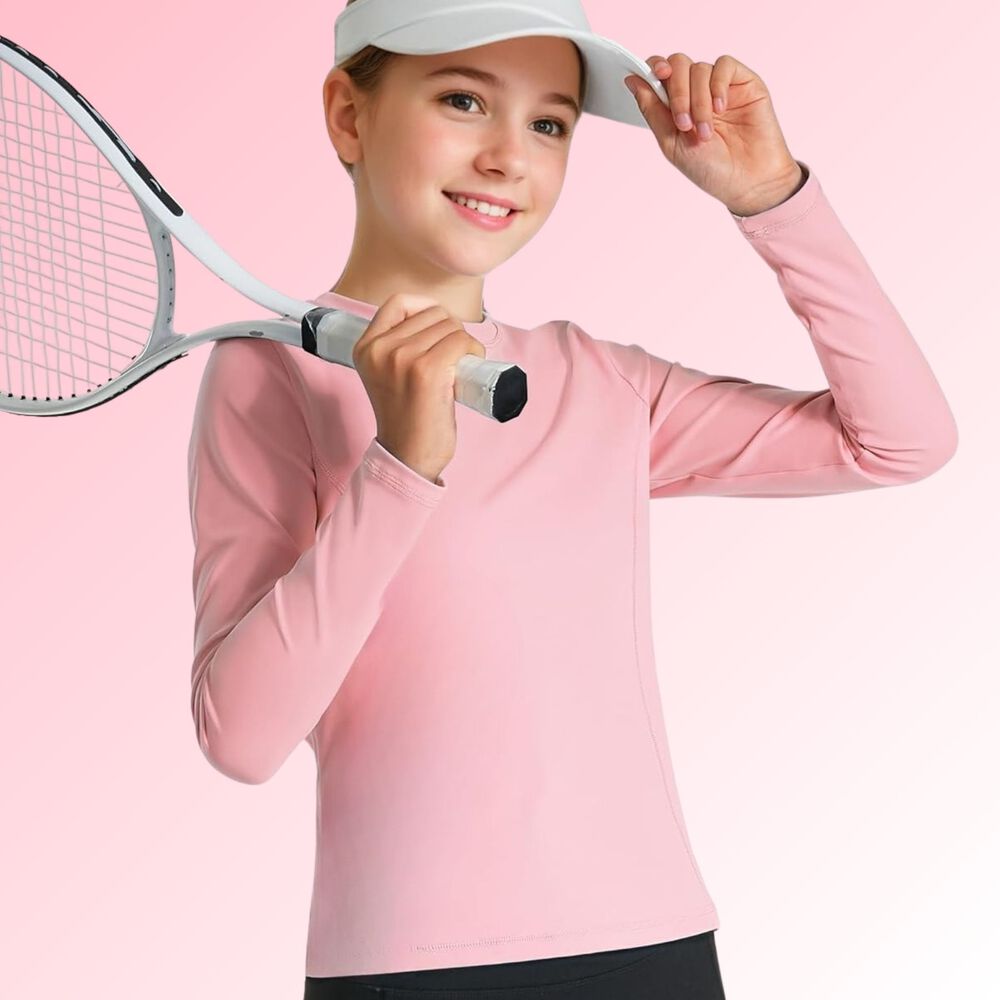 Camiseta Polar De Ni&ntilde;a Primera Capa Cuello Redondo image number 8.0