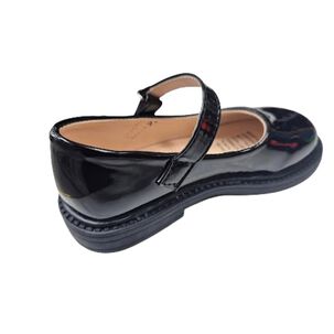 Zapato Charol Niña Negro Cueca