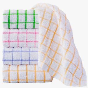 Set 12 Pa&ntilde;os De Cocina Toalla Mas Grueso