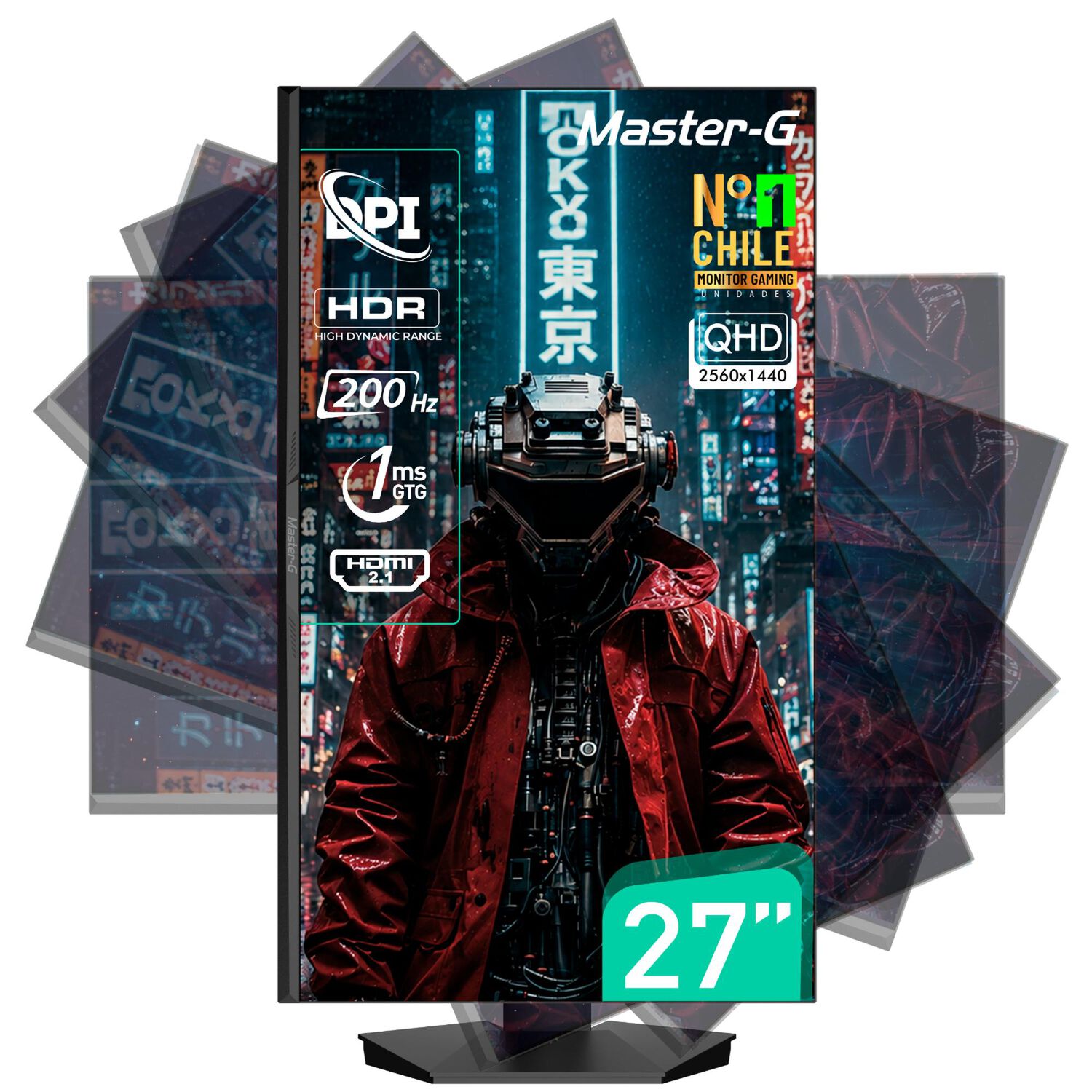 Monitor Gamer 27" Qhd Ips Pivote 90 200hz 1ms Mgmg2750q image number 1.0