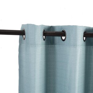 Set Cortina Jqd Rustica 8pzas Argolla 140x220 Turq