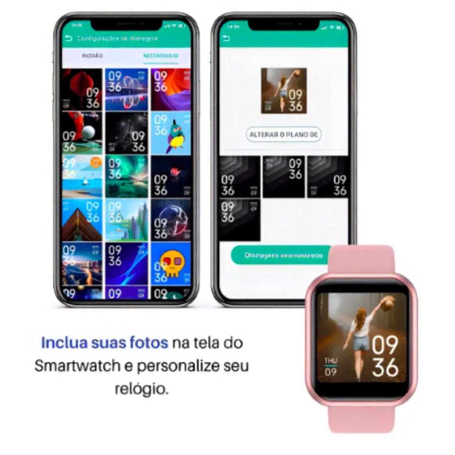 Smartband Smart Bracelet Rosado image number 2.0