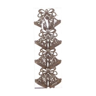 Adorno Navidad Champa&ntilde;a Casaideal / 4 Piezas
