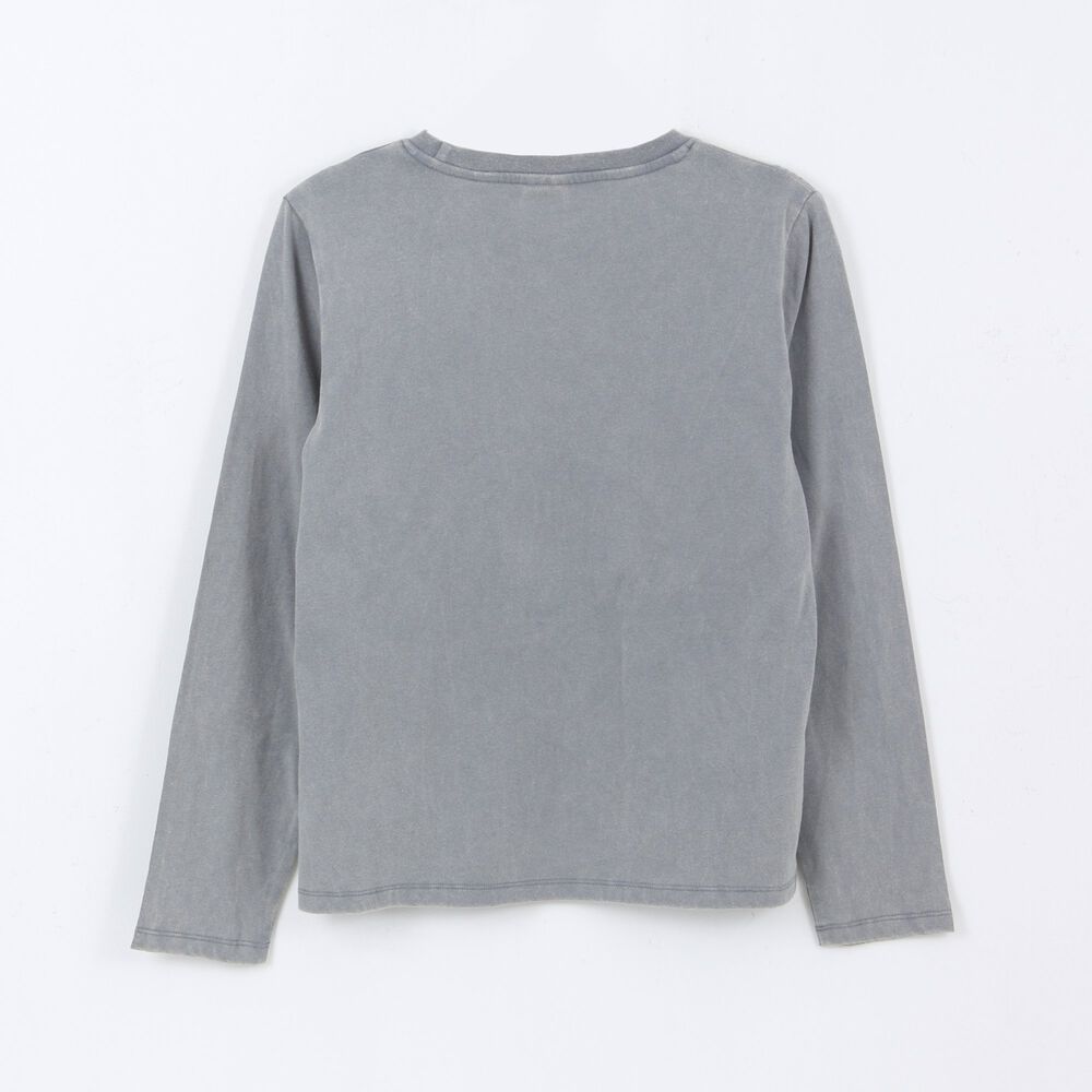 Polera Manga Larga Ni&ntilde;a Minnie Mouse Gris Disney image number 1.0