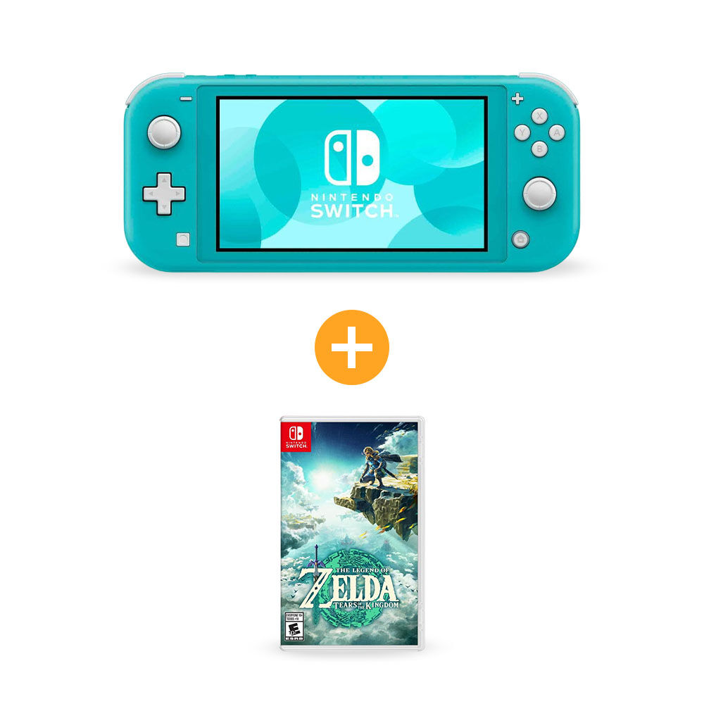 Consola Nintendo Switch Lite Turquesa + Juego The Legend Of Zelda: Tears Of The Kingdom image number 0.0
