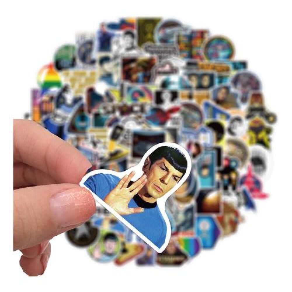 Set Stickers Calcomonias Star Trek Kirk Spock image number 2.0