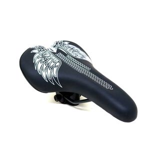 Asiento Radical Mountain Mtb N756 Alas Negro Blanco