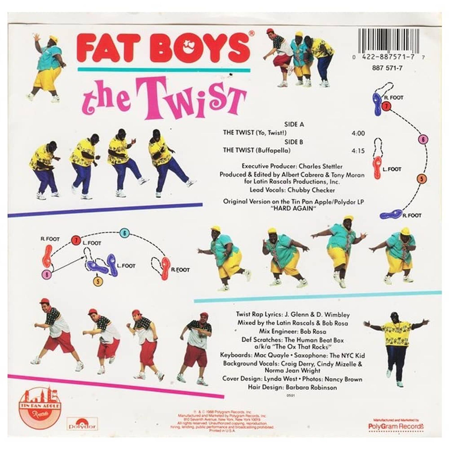 Fat Boys - The Twist | 7" Single Vinilo Usado image number 1.0