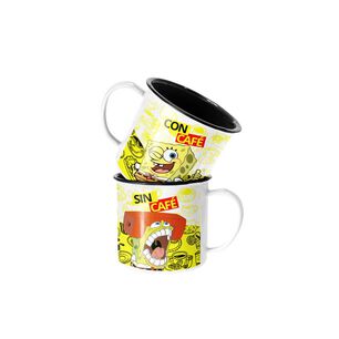 Taza Enlozada Lechera Bob Esponja Con Y Sin Cafe