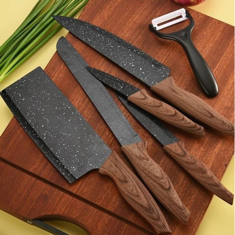 Set Cuchillos 6 Pcs Juegos Cuchillos Antiadherentes image number 4.0