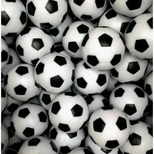 Set 18 Pelotas Taca Taca 32mm Negro / Blanco