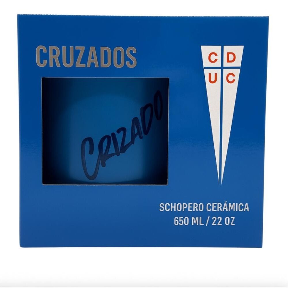 Schopero Ceramica Universidad Cat&oacute;lica Cruzados 650ml 22 Oz image number 0.0