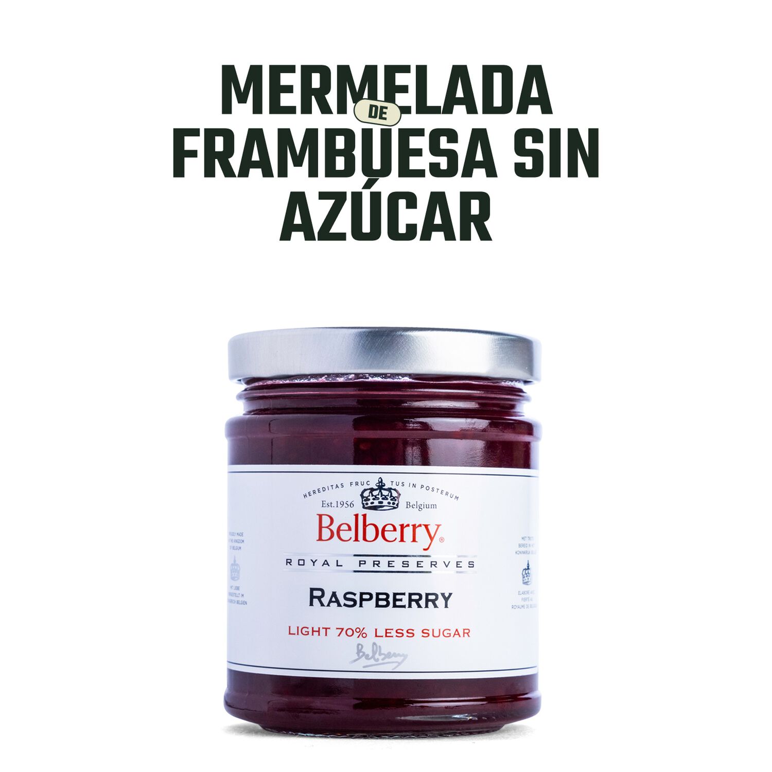 Mermelada De Frambuesa Bajo En Az&uacute;car Belberry 1 X 210 Gr image number 2.0