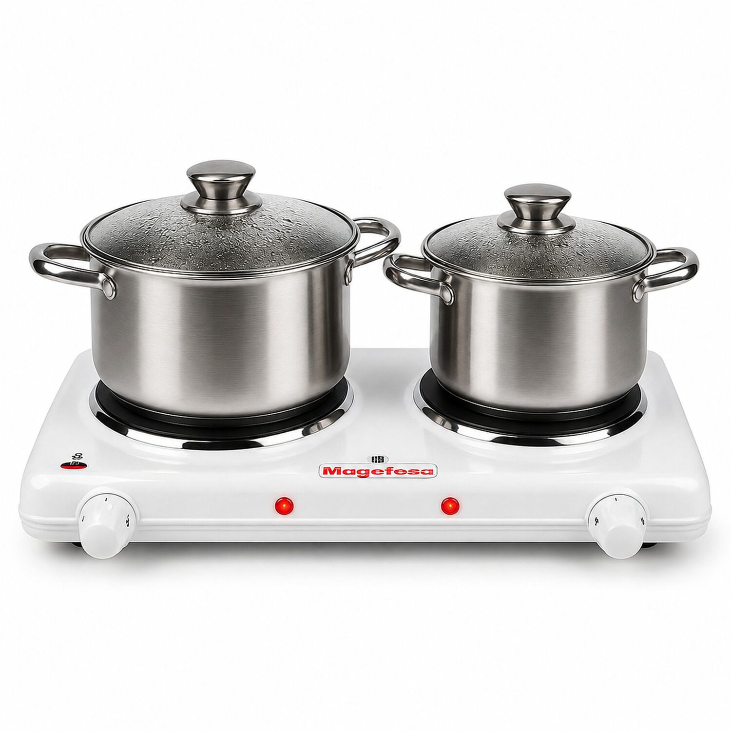 Cocina El&eacute;ctrica Multifuncional Magefesa Dual Plate Mgf8023 image number 0.0