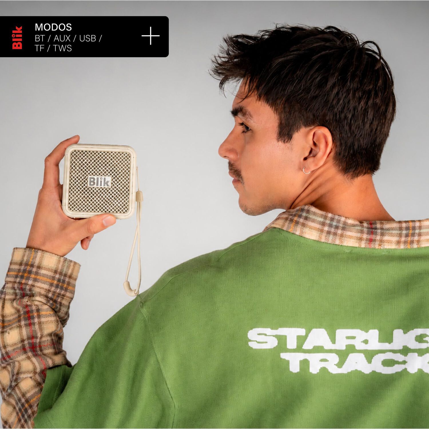 Parlante Bluetooth Blik Bassgo-cre image number 6.0
