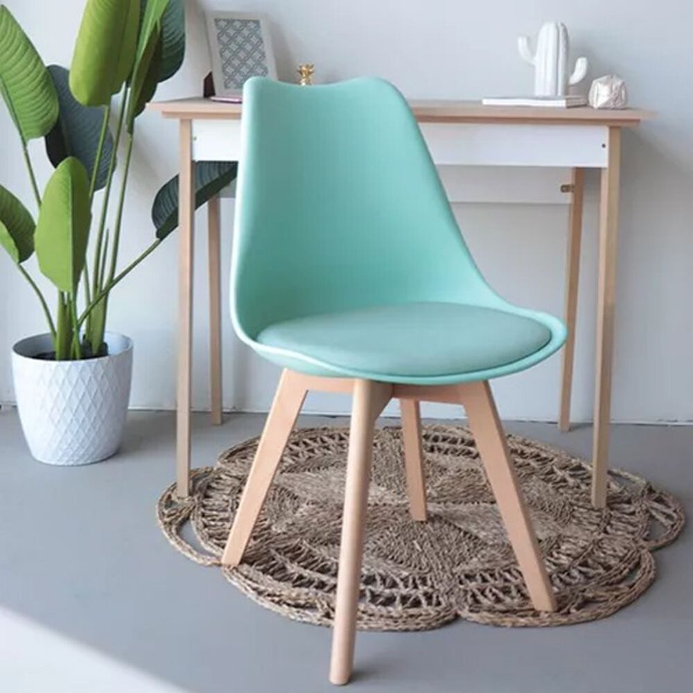 Comedor Warwick 100 Cm + 4 Sillas Tulip Menta image number 4.0