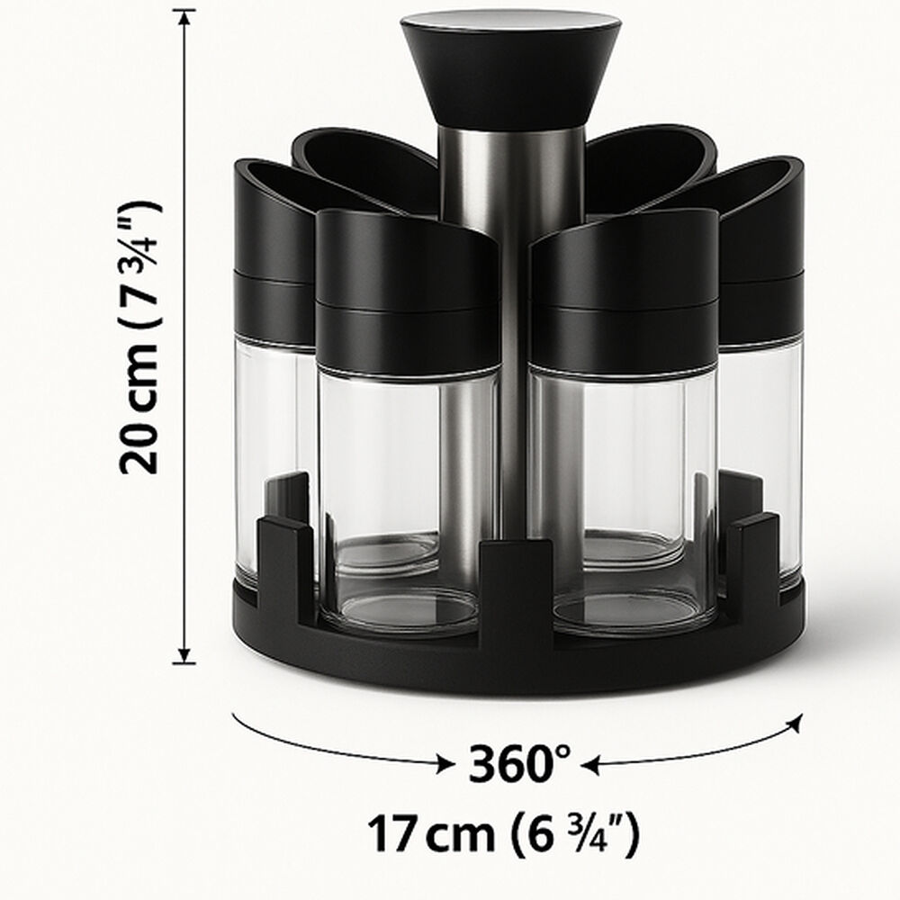 Set De 6 Especiero| Giratorio 360 image number 2.0