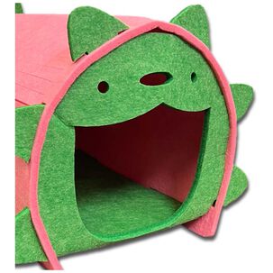 Casa Para Gato Mascota De Fieltro Tipo Flor