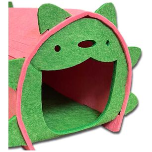 Casa Para Gato Mascota De Fieltro Tipo Flor