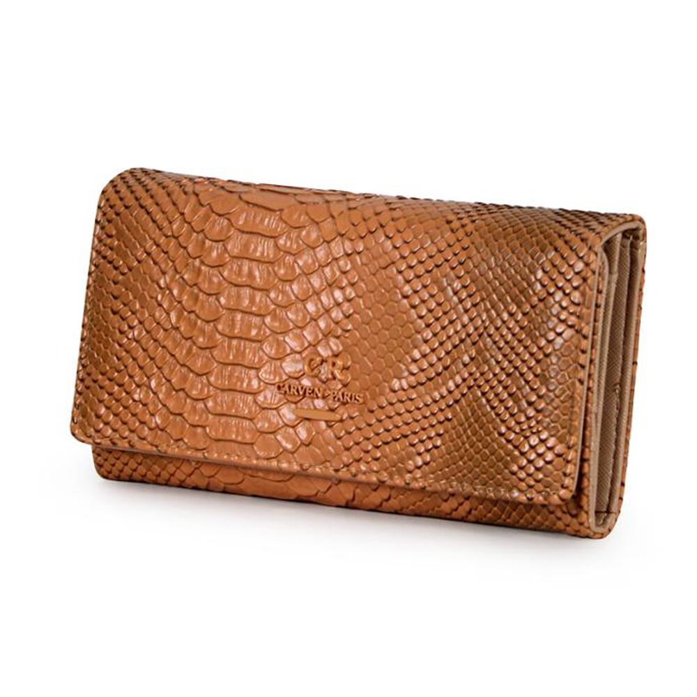 Billetera Mujer Alda Serpent Café Carven image number 0.0