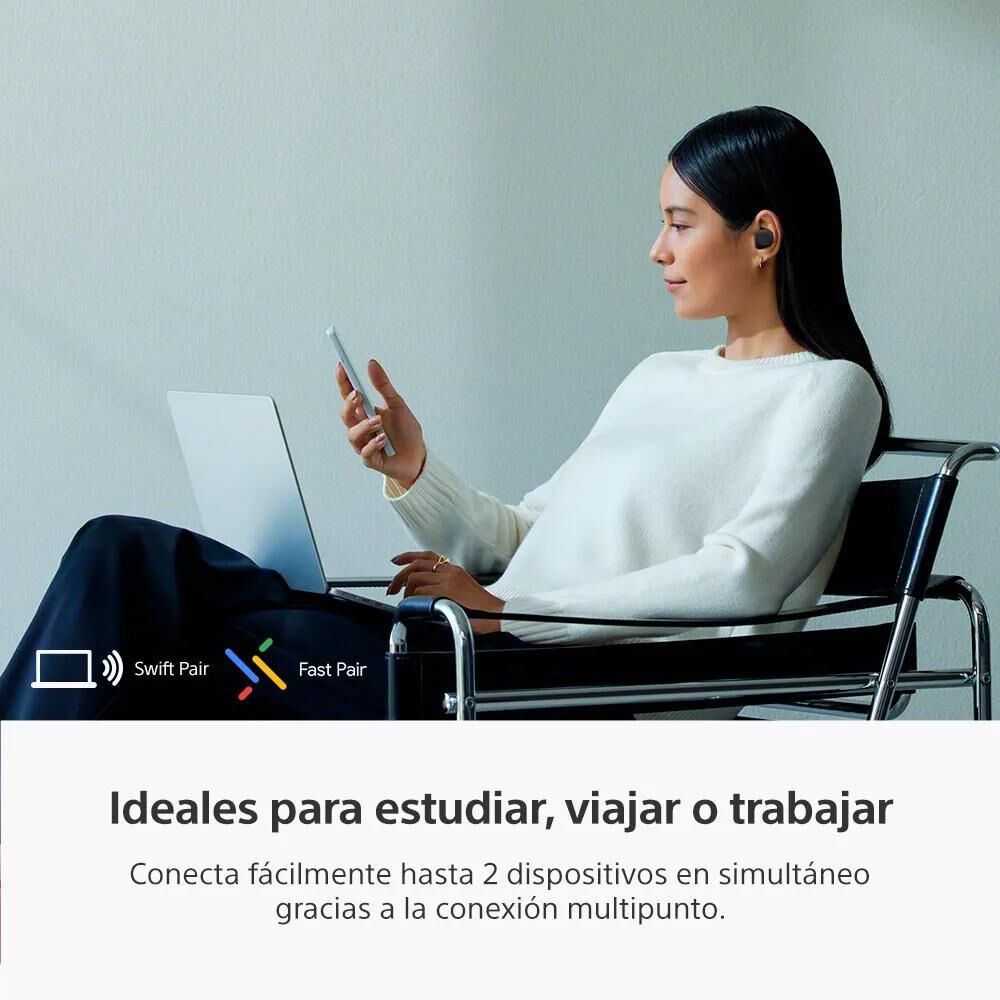 Aud&iacute;fonos Bluetooth Sony WF-C710N Negro image number 4.0