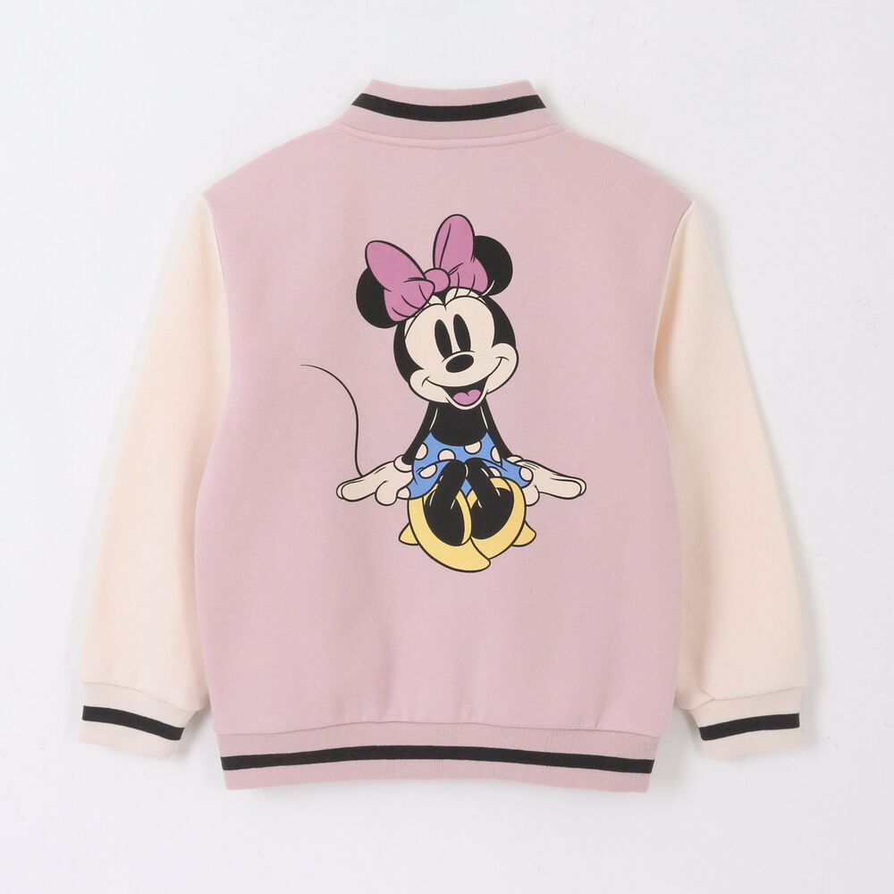 Chaqueta Ni&ntilde;a College Bomber Minnie Mouse Rosado Disney image number 1.0