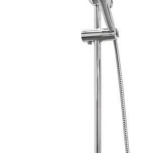 Columna De Ducha Grifo Plato Llave Modelo Rimini Stretto Color Cromo