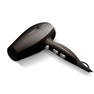 Secador Diamond Ceramic Antibacterial Pelo Cer&aacute;mica 2300w Negro Gama