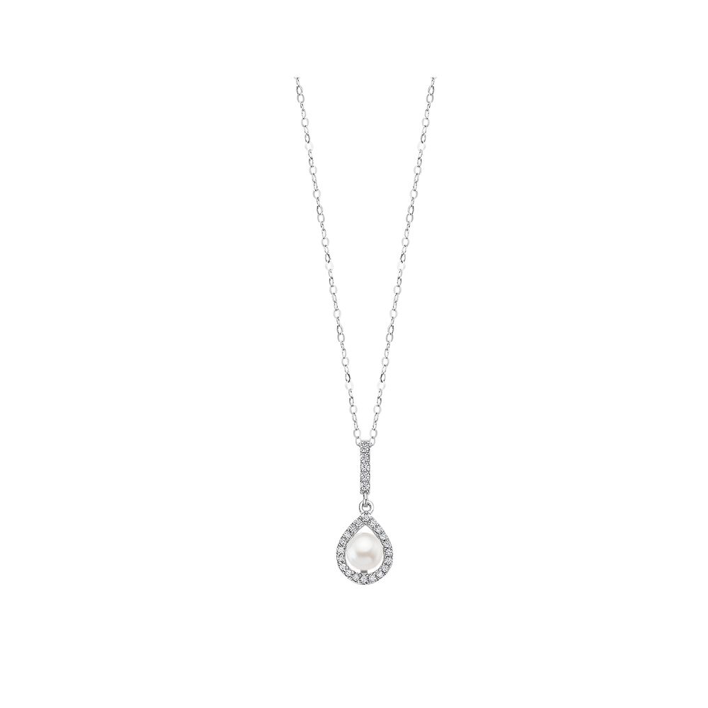 Collar Lp3198-1/1 Lotus Silver Mujer Pearls image number 0.0