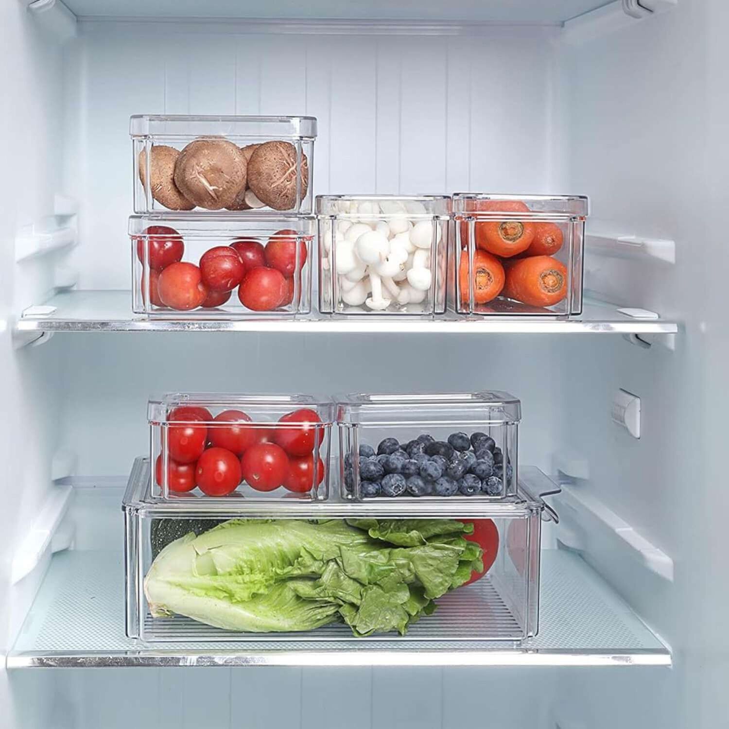 Set 7 Contenedores Organizadores Para Refrigerador Y Cocina image number 8.0