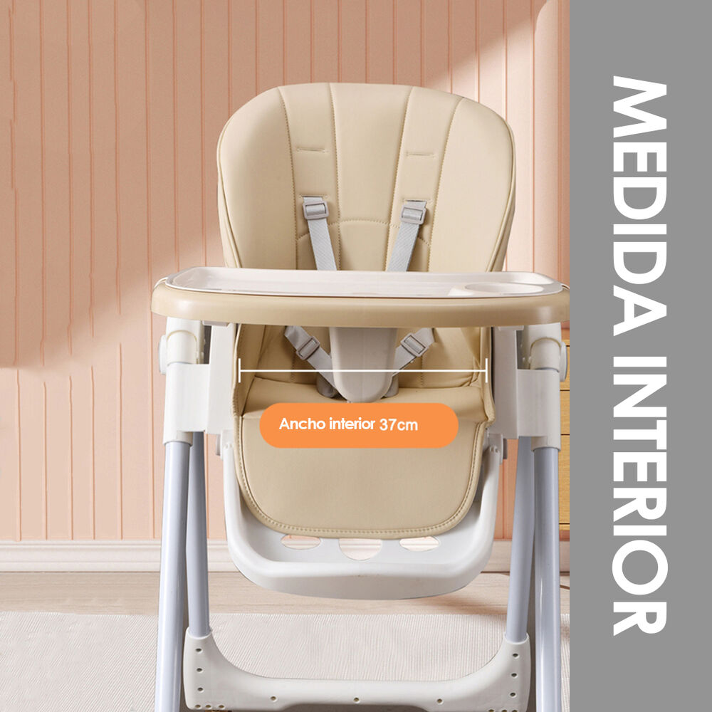 Silla De Comer Plegable Evolution Rosada image number 6.0