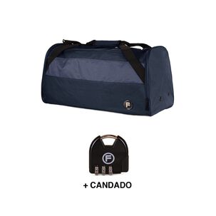 Bolso Eder M 75 Lts Azul + Candado F