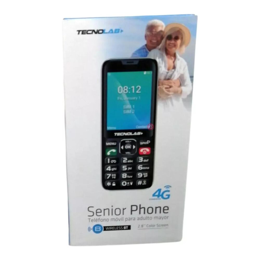 Telefono Senior Adulto Mayor 4g Azul Doble Sim Card Tl487 image number 3.0