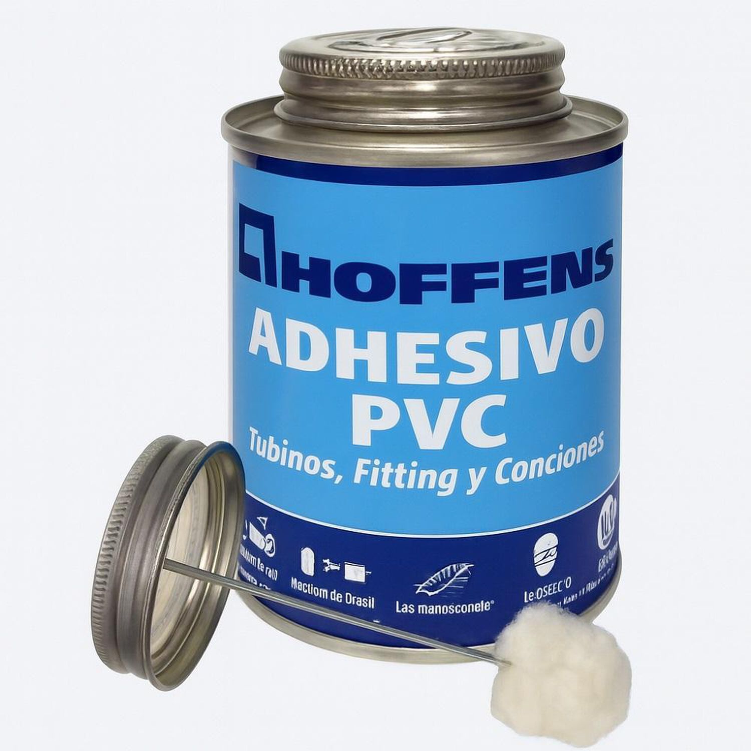 Pegamento Para Pvc 240 Cc Tradicional C/aplicador Hoffens image number 1.0