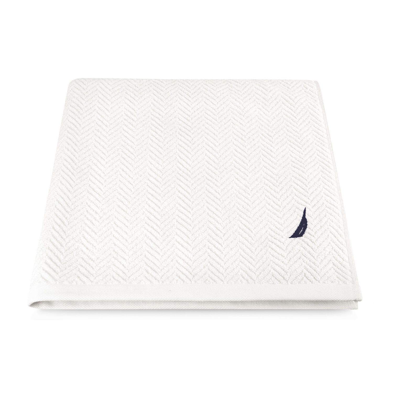 Toalla De Ba&ntilde;o Cuerpo Vis Nautica Home 100% Algod&oacute;n Suave 76x137cm Blanca image number 4.0